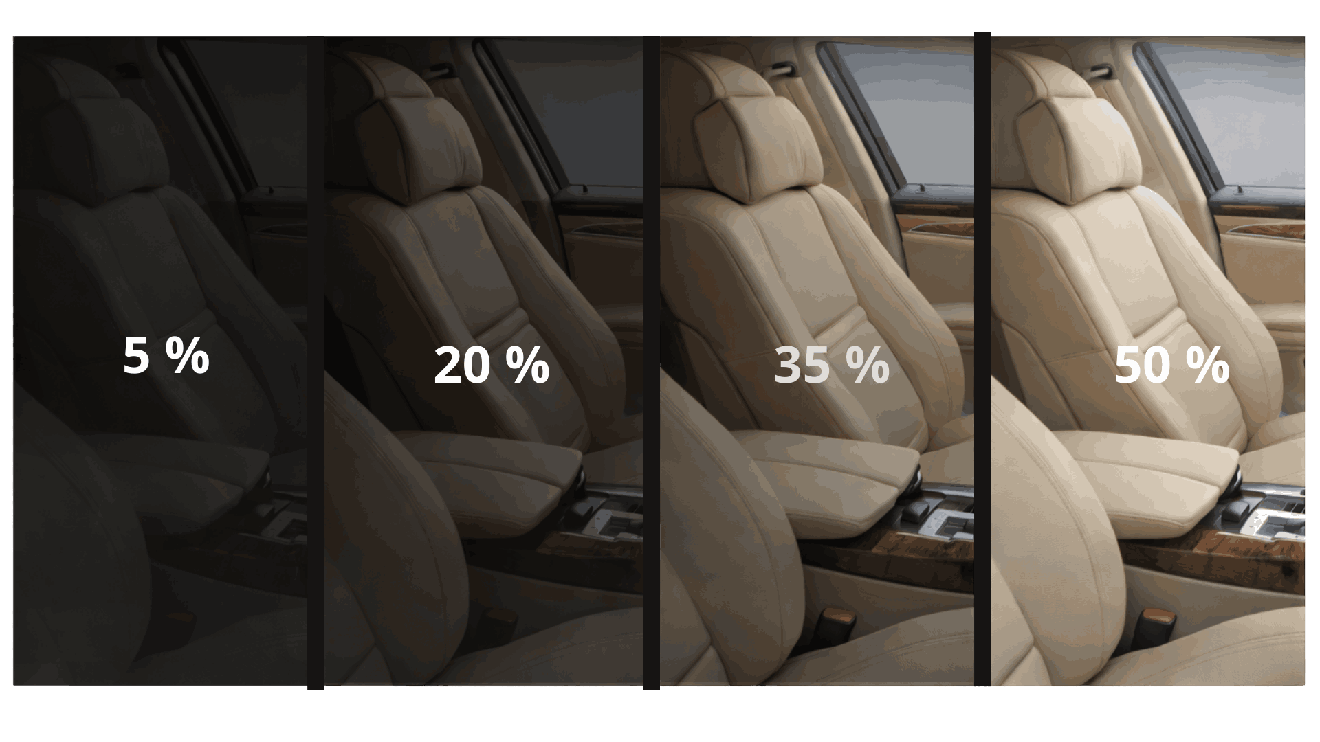 Clif Designs Okenné zatmavovacie fólie a priepustnosť svetla Crystal garage